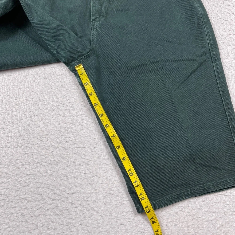 Marithe Francois Girbaud Denim Shorts Womens 7/8 Green Vintage High Rise Skater